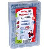 fischer MEISTER-BOX UX/UX R 110 pezzo(i) Tassello di espansione grigio chiaro, Tassello di espansione, Cemento, Metallo, Plastica, Grigio, 110 pezzo(i), Scatola