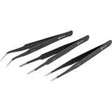 iFixit EU145060-2 strumento di riparazione di dispositivi elettronici 3 strumenti, Strumento di montaggio Nero, Utensile di presa, Pinza, 3 pinzette, Nero/Blu, 3 strumenti, Custodia