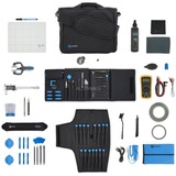 iFixit EU145278 40 strumenti, Set di strumenti Nero/Blu, Kit di strumenti, Universale, Spazzola, Panno di pulizia, Soffiatore di polvere, Plettro per apertura, Scheda plastica,..., Nero, Blu, Torcia, 2 pinzette