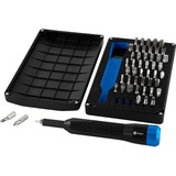 iFixit EU145391 punta per cacciavite 48 pezzo(i), Set di bit Nero/Blu, 48 pezzo(i), Flangia a 12 linguette, Piatto, Phillips, Viti a croce, Torx di sicurezza, Esagono di sicurezza..., PH 0,PH 1,PH 2,PH 3, PZ 1,PZ 2,PZ 3, 4,6,8 mm, TR10,TR15,TR20,TR25,TR27,TR30,TR35,TR40