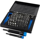 iFixit EU145392 punta per cacciavite 112 pezzo(i), Set di bit Nero/Blu, 112 pezzo(i), Flangia a 12 linguette, Piatto, Esadecimale (metrico), JIS B 1012, Giradadi, Pentalobo, Phillips,..., PH 0,PH 00,PH 000,PH 1,PH 2,PH 3, PZ 0,PZ 1,PZ 2,PZ 3, 1,1.5,2,2.5,3,3.5,4,5,6,7,8 mm, T2,T3,T4,T5