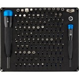 iFixit EU145392 punta per cacciavite 112 pezzo(i), Set di bit Nero/Blu, 112 pezzo(i), Flangia a 12 linguette, Piatto, Esadecimale (metrico), JIS B 1012, Giradadi, Pentalobo, Phillips,..., PH 0,PH 00,PH 000,PH 1,PH 2,PH 3, PZ 0,PZ 1,PZ 2,PZ 3, 1,1.5,2,2.5,3,3.5,4,5,6,7,8 mm, T2,T3,T4,T5