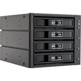 Chieftec CBP-3141SAS contenitore di unità di archiviazione Nero Nero, SAS, SATA, Seriale ATA II, Serial ATA III, 0, 1, 5, 10, SATA, Nero, 8 cm, 1 ventola(e)