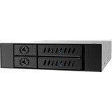 Chieftec CMR-225 pannello drive bay Pannello portante Nero, Telaio di montaggio Nero, Pannello portante, Nero, Metallo, 9.5 mm, HDD, 112 mm
