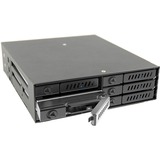 Chieftec CMR-625 pannello drive bay Nero, Telaio di montaggio Nero, Nero, Metallo, 9.5 mm, 1 ventola(e), 4 cm, HDD