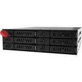 Chieftec CMR-625 pannello drive bay Nero, Telaio di montaggio Nero, Nero, Metallo, 9.5 mm, 1 ventola(e), 4 cm, HDD