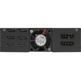 Chieftec CMR-625 pannello drive bay Nero, Telaio di montaggio Nero, Nero, Metallo, 9.5 mm, 1 ventola(e), 4 cm, HDD