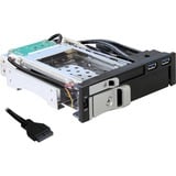 DeLOCK 47209 pannello drive bay 13,3 cm (5.25") condotto I/O Nero, Inquadramento Nero, 13,3 cm (5.25"), condotto I/O, SATA, Nero, SATA