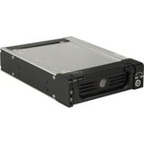 ICY BOX IB-138SK-B-II Pannello portante Nero, Inquadramento Nero, Pannello portante, Nero, 2.5", SATA, Alluminio, 1 ventola(e), Vendita al dettaglio