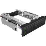 ICY BOX IB-166SSK-B Box esterno HDD Nero 3.5", Inquadramento Nero, Box esterno HDD, 3.5", SAS, Serial ATA III, Hot-swap, Nero