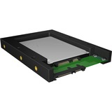 ICY BOX IB-2538STS Parti del case del computer, Inquadramento Plastica, Nero, Cina, 145 mm, 100 mm, 15 mm