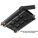 Icy Dock ExpressTray Pannello incassato Nero, Laufwerkstrays Nero, Pannello incassato, 2.5", SATA, Seriale ATA II, Serial ATA III, Nero, Metallo, Plastica, 6 Gbit/s