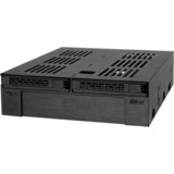Icy Dock MB322SP-B pannello drive bay Nero, Telaio di montaggio Nero, Nero, Metallo, Plastica, 7,9.5 mm, 6 Gbit/s, HDD, SSD, 41,3 mm
