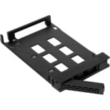 Icy Dock MB322SP-B pannello drive bay Nero, Telaio di montaggio Nero, Nero, Metallo, Plastica, 7,9.5 mm, 6 Gbit/s, HDD, SSD, 41,3 mm