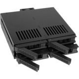 Icy Dock MB324SP-B array di dischi Desktop Nero, Inquadramento Nero, SATA, Seriale ATA II, Serial ATA III, Serial Attached SCSI (SAS), 440 g, Desktop, Nero
