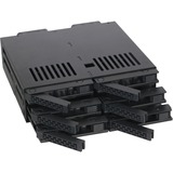 Icy Dock MB326SP-B array di dischi Rastrelliera (1U) Nero, Inquadramento Nero, HDD, SSD, Serial ATA III, 2.5", 6 Gbit/s, Rastrelliera (1U), Nero