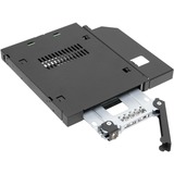Icy Dock MB411SKO-B ricambio per notebook, Telaio di montaggio Nero, Nero, Metallo, 128 mm, 130 mm, 12,7 mm, 215 g