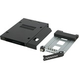 Icy Dock MB411SKO-B ricambio per notebook, Telaio di montaggio Nero, Nero, Metallo, 128 mm, 130 mm, 12,7 mm, 215 g