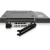 Icy Dock MB411SPO-1B pannello drive bay Gabbia HDD Nero, Laufwerkstrays Nero, Gabbia HDD, 2.5", Nero, Metallo, CE, REACH, 12,7 mm