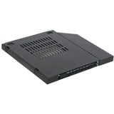 Icy Dock MB411SPO-2B pannello drive bay 2.5" Pannello portante Nero, Telaio di montaggio Nero, 2.5", Pannello portante, 2.5", Nero, Metallo, Plastica, 7 mm