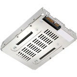 Icy Dock MB482SP-3B kit di fissaggio cromo, 210 g, 101,6 mm, 146,6 mm, 25,4 mm, 7-pin SATA