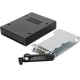 Icy Dock MB491SKL-B pannello drive bay 8,89 cm (3.5") Pannello portante Nero, Inquadramento Nero, 8,89 cm (3.5"), Pannello portante, 2.5", SATA, Serial Attached SCSI (SAS), Nero, Metallo