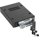 Icy Dock MB492SKL-B pannello drive bay Nero Nero, 2.5", SATA, Serial Attached SCSI (SAS), Nero, Metallo, HDD, SSD, 25,4 mm