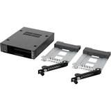 Icy Dock MB492SKL-B pannello drive bay Nero Nero, 2.5", SATA, Serial Attached SCSI (SAS), Nero, Metallo, HDD, SSD, 25,4 mm