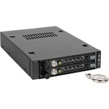 Icy Dock MB492SKL-B pannello drive bay Nero, Inquadramento Nero, 2.5", SATA, Serial Attached SCSI (SAS), Nero, Metallo, HDD, SSD, 25,4 mm