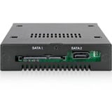 Icy Dock MB492SKL-B pannello drive bay Nero, Inquadramento Nero, 2.5", SATA, Serial Attached SCSI (SAS), Nero, Metallo, HDD, SSD, 25,4 mm