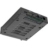 Icy Dock MB492SKL-B pannello drive bay Nero, Inquadramento Nero, 2.5", SATA, Serial Attached SCSI (SAS), Nero, Metallo, HDD, SSD, 25,4 mm