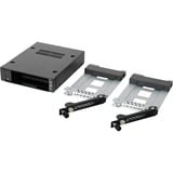 Icy Dock MB492SKL-B pannello drive bay Nero, Inquadramento Nero, 2.5", SATA, Serial Attached SCSI (SAS), Nero, Metallo, HDD, SSD, 25,4 mm