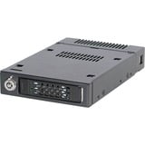 Icy Dock MB601M2K-1B contenitore di unità di archiviazione Box esterno SSD Nero 3.5" Nero, Box esterno SSD, 3.5", M.2, 32 Gbit/s, Nero