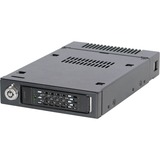 Icy Dock MB601M2K-1B contenitore di unità di archiviazione Box esterno SSD Nero 3.5", Inquadramento Nero, Box esterno SSD, 3.5", M.2, 32 Gbit/s, Nero