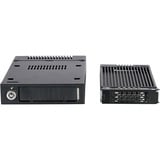 Icy Dock MB601M2K-1B contenitore di unità di archiviazione Box esterno SSD Nero 3.5", Inquadramento Nero, Box esterno SSD, 3.5", M.2, 32 Gbit/s, Nero
