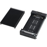 Icy Dock MB601M2K-1B contenitore di unità di archiviazione Box esterno SSD Nero 3.5", Inquadramento Nero, Box esterno SSD, 3.5", M.2, 32 Gbit/s, Nero