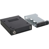 Icy Dock MB601VK-B pannello drive bay Nero Nero, Nero, Metallo, 32 Gbit/s, 101,2 mm, 161,2 mm, 25,4 mm