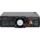 Icy Dock MB606SPO-B pannello drive bay Nero, Inquadramento Nero, Nero, Metallo, 1 ventola(e), 4 cm, 12 Gbit/s, CE, REACH