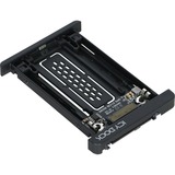 Icy Dock MB705M2P-B contenitore di unità di archiviazione Box esterno SSD Nero M.2 Nero, Box esterno SSD, M.2, M.2, 32 Gbit/s, Nero