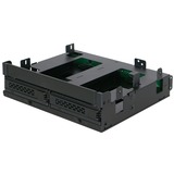 Icy Dock MB732SPO-B pannello drive bay Nero Nero, Metallo, Plastica, 5,7,9.5,12.5,15 mm, 12 Gbit/s, CE, REACH, 145,8 mm
