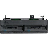 Icy Dock MB732SPO-B pannello drive bay Nero, Inquadramento Nero, Metallo, Plastica, 5,7,9.5,12.5,15 mm, 12 Gbit/s, CE, REACH, 145,8 mm