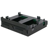 Icy Dock MB732SPO-B pannello drive bay Nero, Inquadramento Nero, Metallo, Plastica, 5,7,9.5,12.5,15 mm, 12 Gbit/s, CE, REACH, 145,8 mm