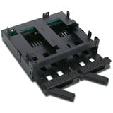 Icy Dock MB732SPO-B pannello drive bay Nero, Inquadramento Nero, Metallo, Plastica, 5,7,9.5,12.5,15 mm, 12 Gbit/s, CE, REACH, 145,8 mm
