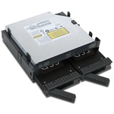 Icy Dock MB732SPO-B pannello drive bay Nero, Inquadramento Nero, Metallo, Plastica, 5,7,9.5,12.5,15 mm, 12 Gbit/s, CE, REACH, 145,8 mm