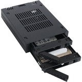 Icy Dock MB742SP-B pannello drive bay Nero Nero, Nero, Metallo, Plastica, 9.5 mm, 12 Gbit/s, CE, REACH, 101,6 mm