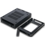 Icy Dock MB742SP-B pannello drive bay Nero Nero, Nero, Metallo, Plastica, 9.5 mm, 12 Gbit/s, CE, REACH, 101,6 mm