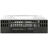 Icy Dock MB795SP-B pannello drive bay 2,5/3,5" Vassoio per unità di memorizzazione Nero, Inquadramento Nero, 2,5/3,5", Vassoio per unità di memorizzazione, Nero, Metallo, Plastica, 9.5,26.1 mm, 6 Gbit/s