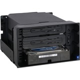 Icy Dock MB830SP-B contenitore di unità di archiviazione Box esterno HDD Nero 3.5" Nero, Box esterno HDD, 3.5", SAS, SATA, 6 Gbit/s, Hot-swap, Nero