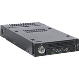 Icy Dock MB833M2K-B contenitore di unità di archiviazione Box esterno SSD Nero M.2 Nero, Box esterno SSD, M.2, SAS, 32 Gbit/s, Nero