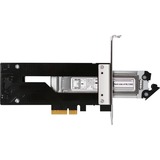 Icy Dock MB840M2P-B scheda di interfaccia e adattatore Interno M.2 Nero/Argento, PCIe, M.2, PCIe 3.0, Nero, Argento, Passivo, 32 Gbit/s
